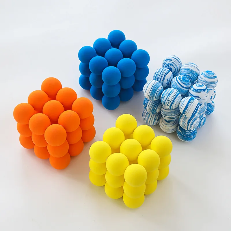 

Creative Design Solid Color Rubik's Cube Shape Photography Props Suitable For Home Decoration And Product Shooting