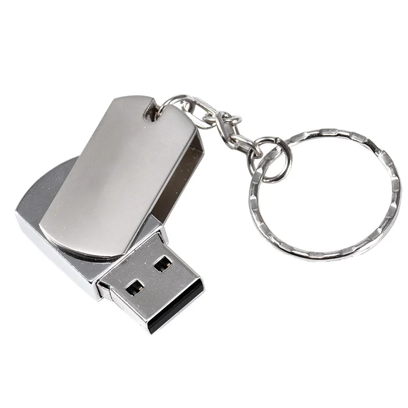 

Promotion Keychain Flash Chip USB Drive With Logo Metal Memory USB 8GB