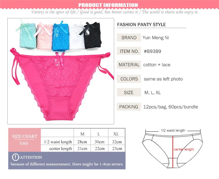 Yun Meng Ni Sexy Underwear Tied Panties Women Transparent Panties - Buy ...