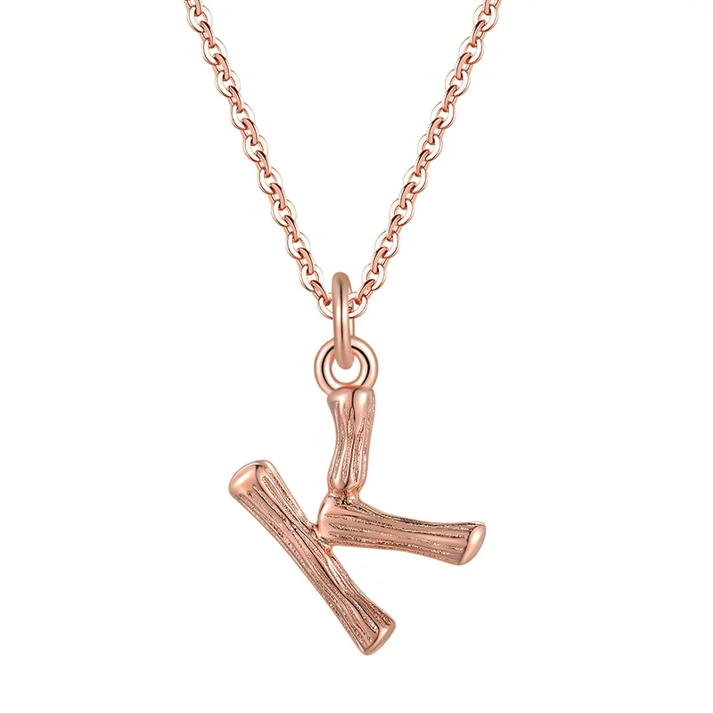 

925 Silver Jewelry Custom Small K Letter Charms 26 Alphabet A-Z Pendant