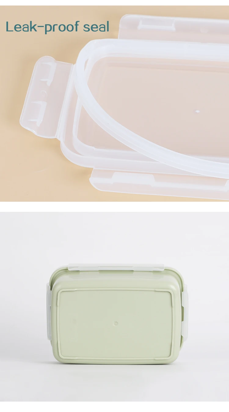 18/8 Recyclable Bulk Lunch Boxes Inner Stainless Steel Outer Plastic