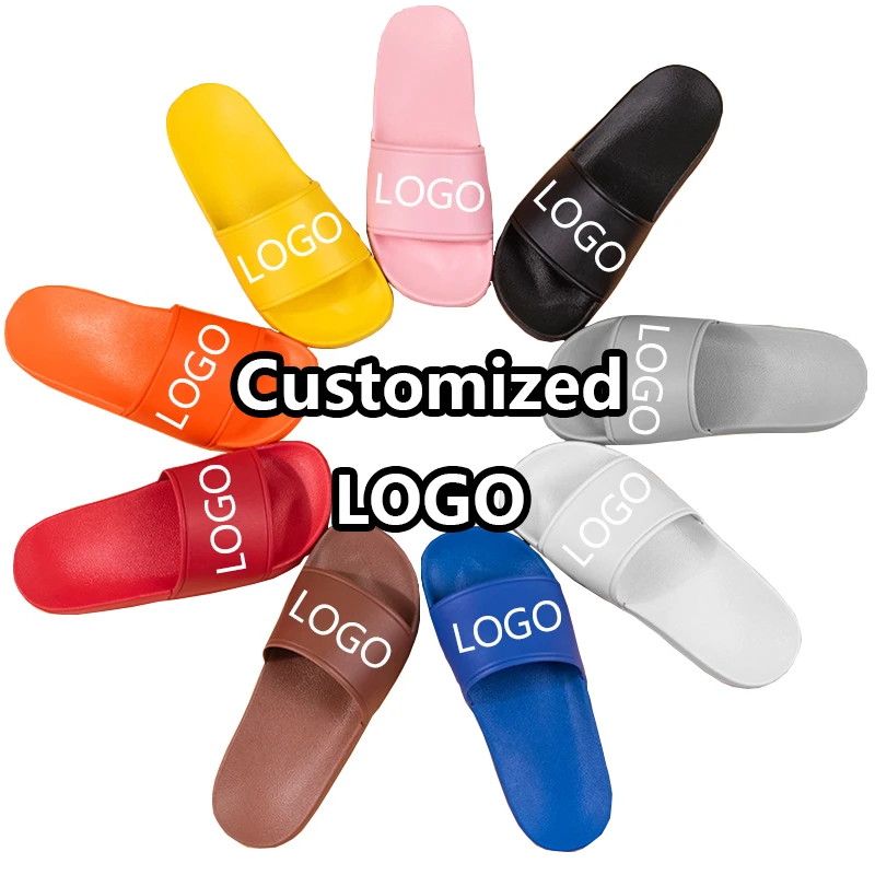 

Wholesale blank Rubber slides custom logo womens designer sandals fashion slippers for men slides slippers, White,black,red,yellow,pink,green,blue,dark blue,gray,brown,orange