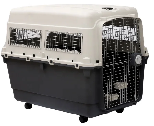 

trade assurance airline approved plastic travel pet dog transport carrier cage kennel