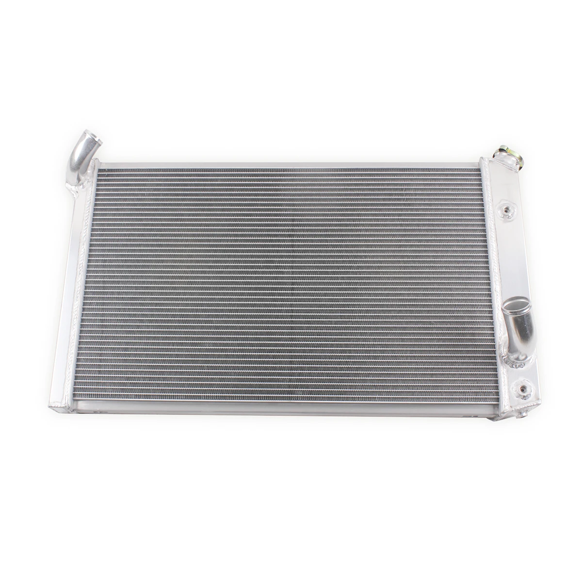 

Aluminum 3 Row Performance Cooling Radiator Fit Chevy Corvette V8 5.7/7.4 1973-1976 Cover Coolant Radiator, Silver