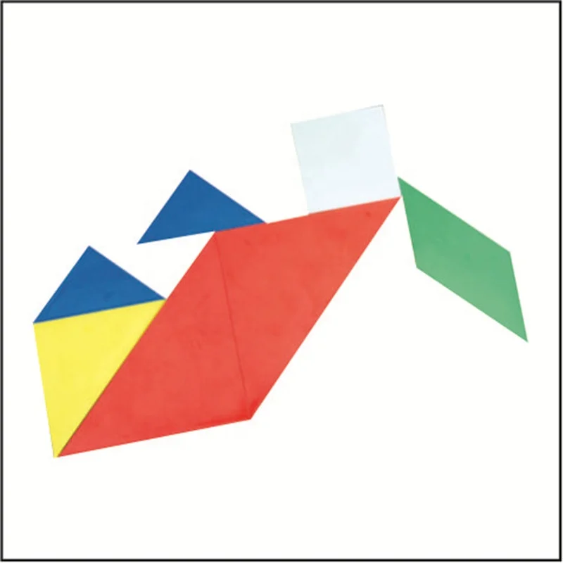 
Educational plastic tangram puzzle game toys for kids 