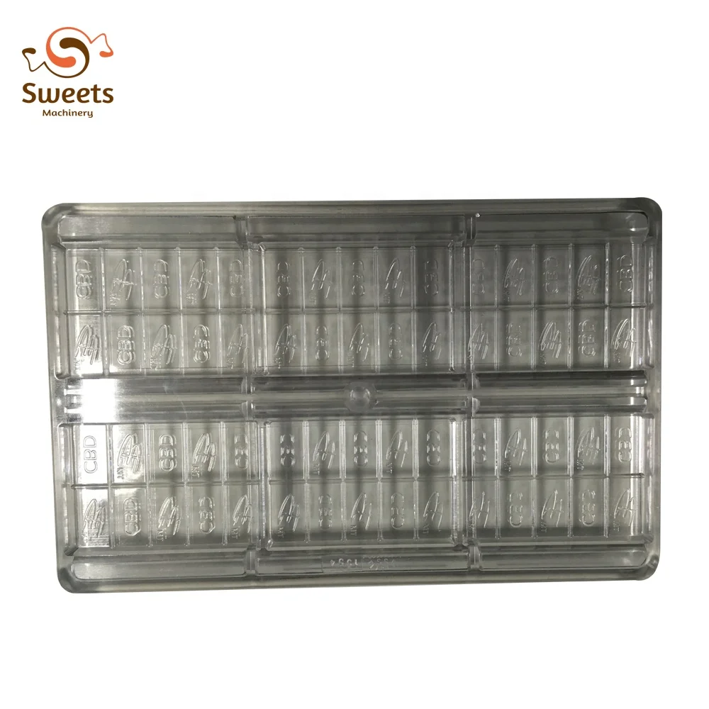 

Custom Chocolate Candy Tray Molds 3D Plastic Fondant Molds Square, Picture color