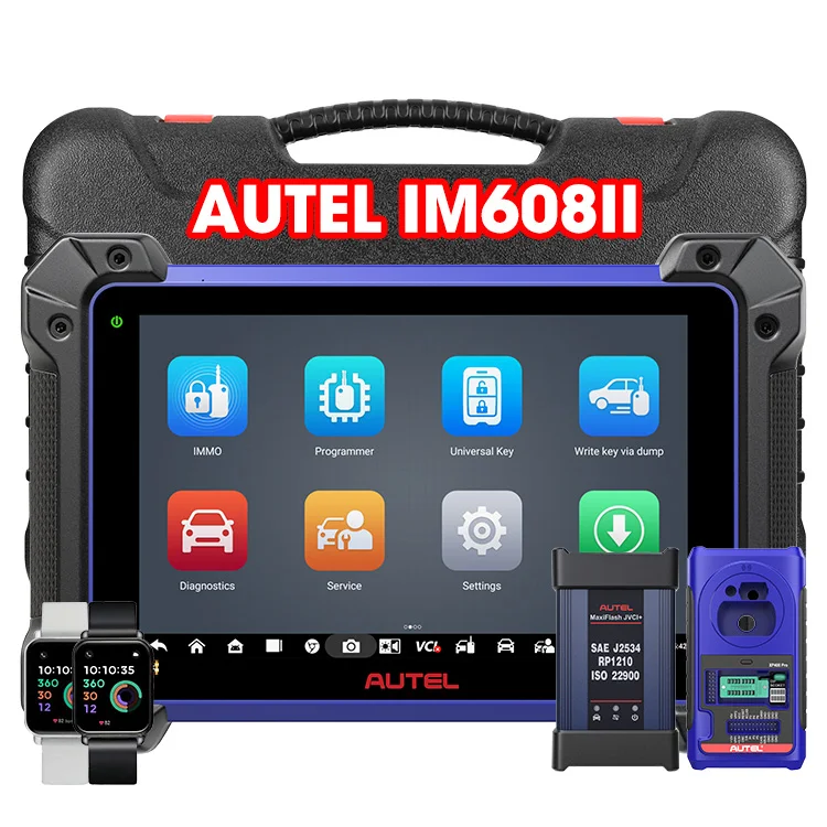 

2023 Autel Im608II PRO Im608 keys programmer coding programmer tool car scanner key making machine diagnostic tools for all cars