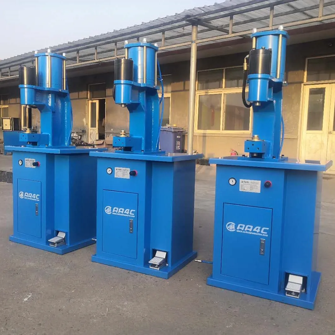 Aa4c Pneumatic Hydraulic Brake Shoe Riveting Machine Brake Drum