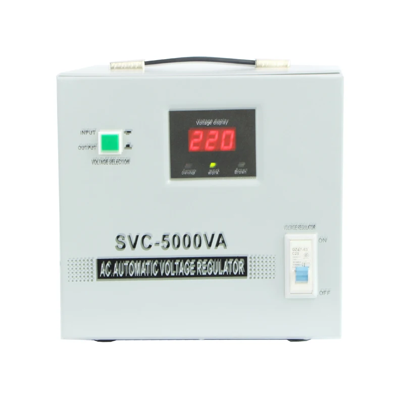 5kva 5000va Solid State Voltage Stabilizer/regulator For Home Washing