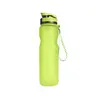 600ml Custom Logo Printing Whole Market Plastic Shaker Bottle Green Blue Pink Lid Plastic Drinking Water Bottle