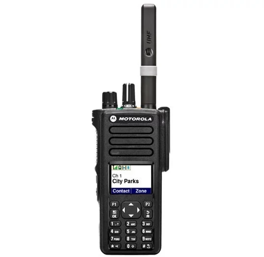 

Motolora Digital Long Range Police Handheld Walkie Talkie DP4800, Black