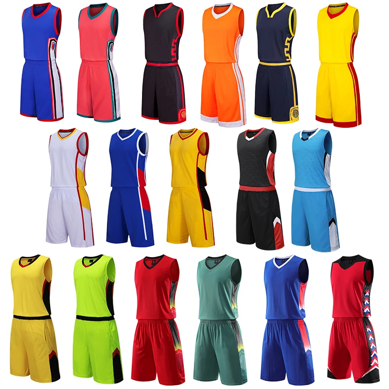 

Custom Basketball Jersey Adults Basketball Uniforms Quick Dry Basketball Sportswear For Men, Customized colors