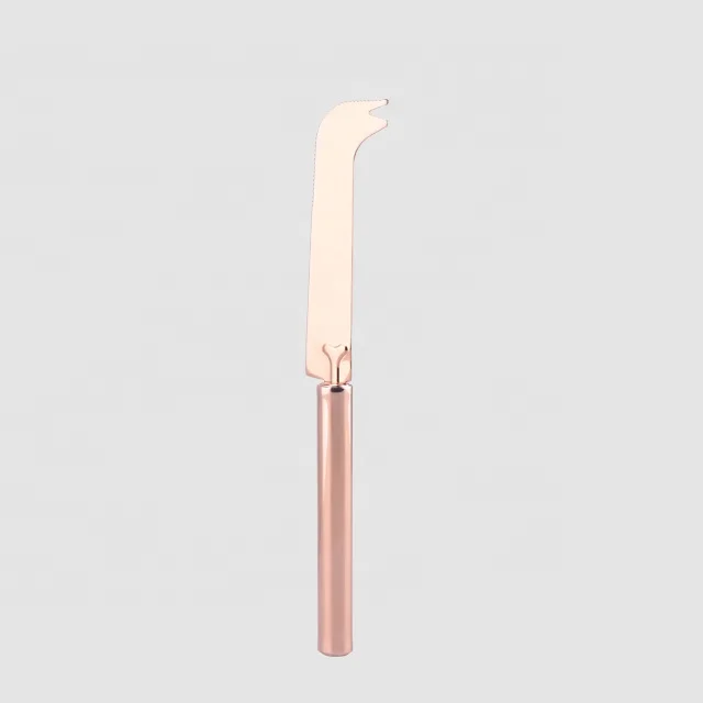 
Factory Direct wholesale stainless steel copper rose gold cheese knife 
