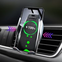 

Wholesale Mobile Phone Charger 10W Infrared Qi Fast Charging Holder Mount Magnetic Wireless Car Charger for iphone for samsung