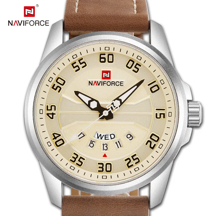 

NAVIFORCE 9124 SBBN Quartz Sport Men Watches Date Clock Waterproof Wristwatches Army Military navi force