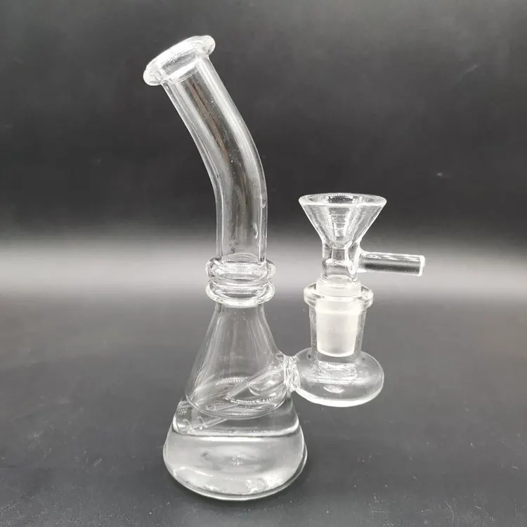 

Nice Eco Friendly Mini High Borosilicate Glass Water Pipe,Electroplating Color Custom- Made Available, Clear or electroplating color as your requst