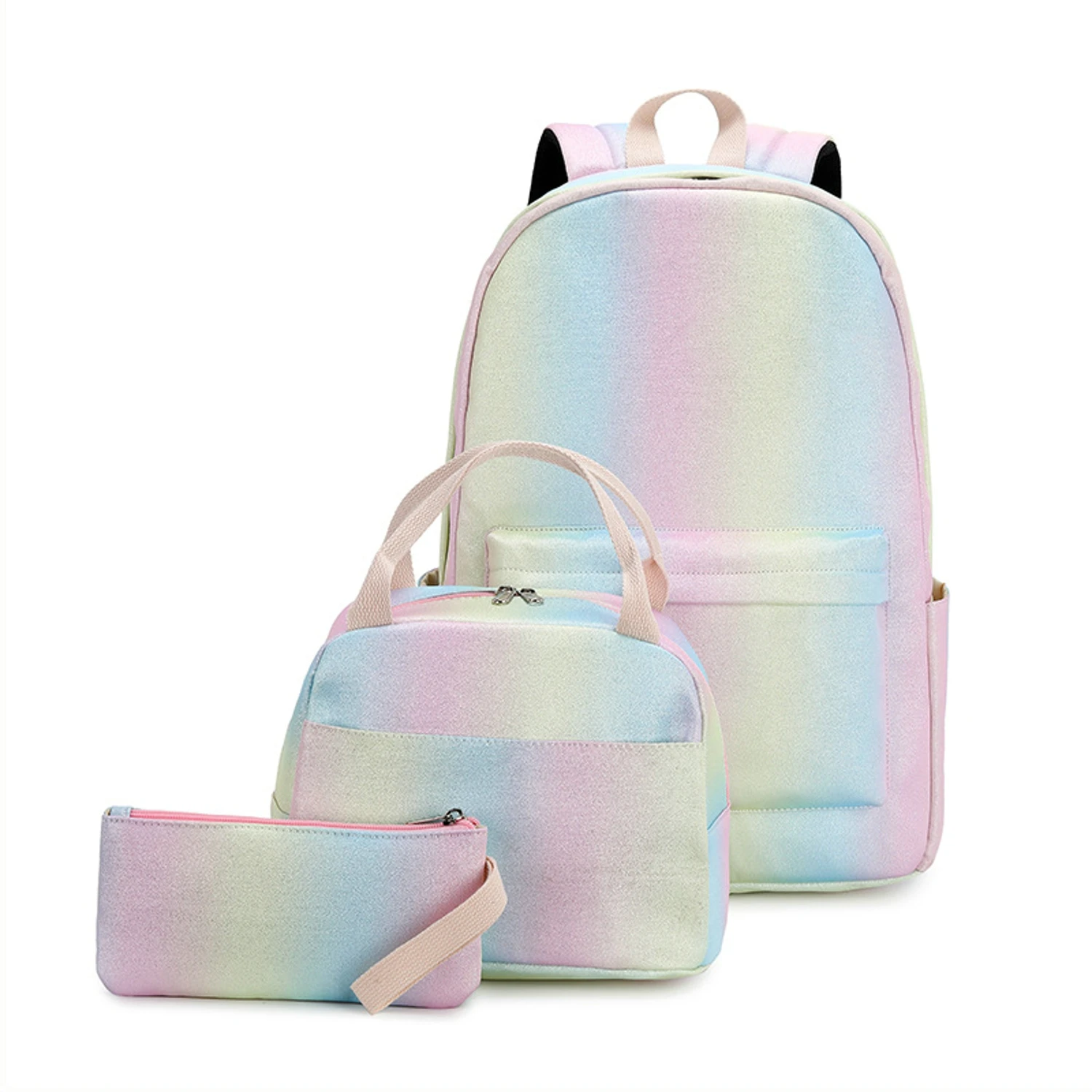 

2021 New Style 3 Set Amzaon Middle High School Bag Large Capacity Waterproof Girl Mochilas Student Shoulder Bag For Teenagers