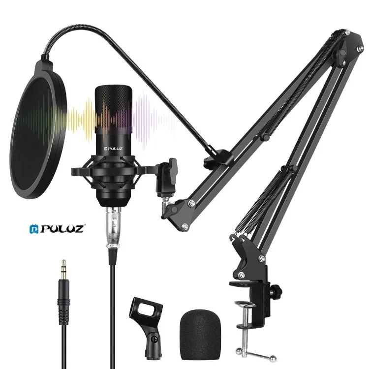 

2021 New Arrivals PULUZ Condenser Microphone Studio Broadcast Professional Singing Microphone Kits