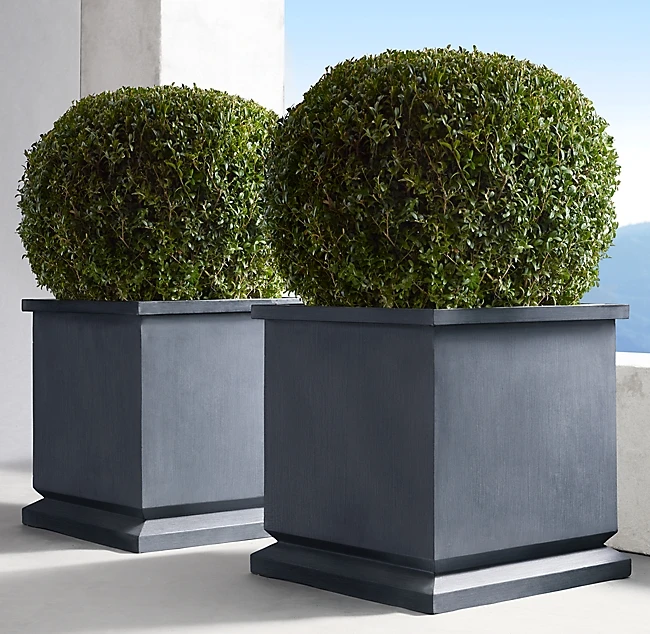 

New design wholesale estate fiberstone garden pots and planters