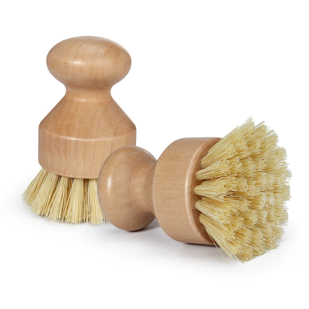 Masthome Eco-friendly 5pcs Kitchen Brush Set All Natural Fibre Wooden ...