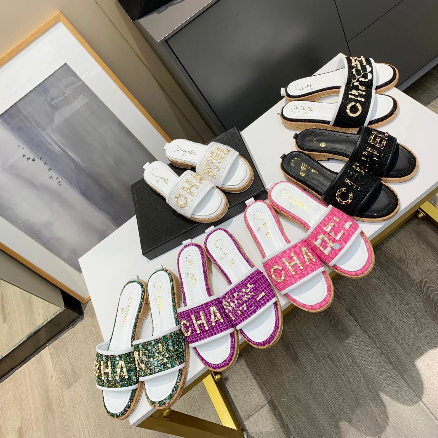 

top quality china shoes manufacturer Customized high quality summer womens slippers imported slides slippers from china, Black/red/orange