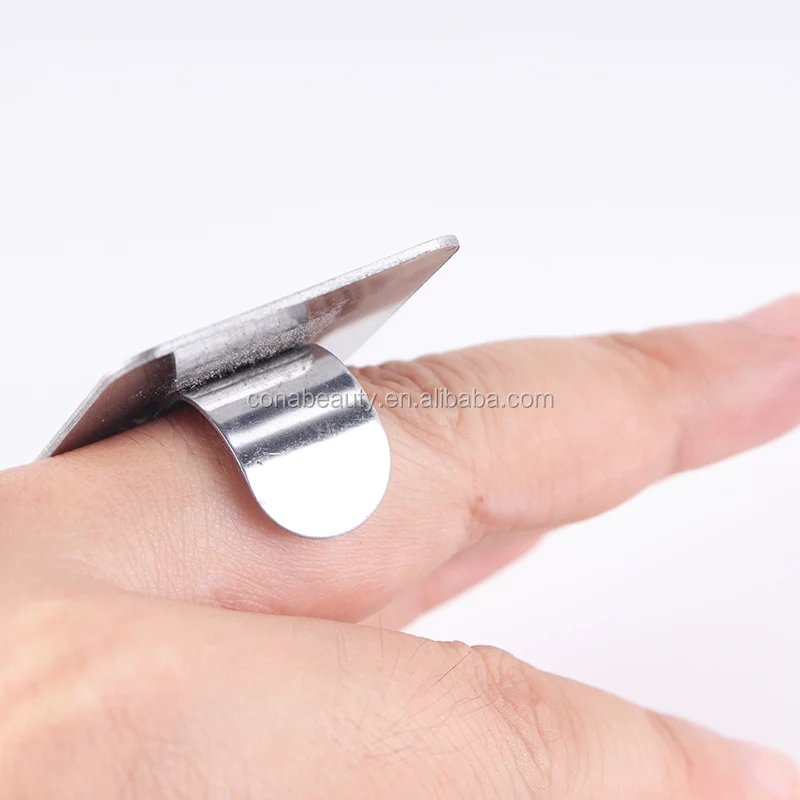 Low MOQ Factory Price Cosmetic Tools Stainless Steel Mini Ring Mix Palette