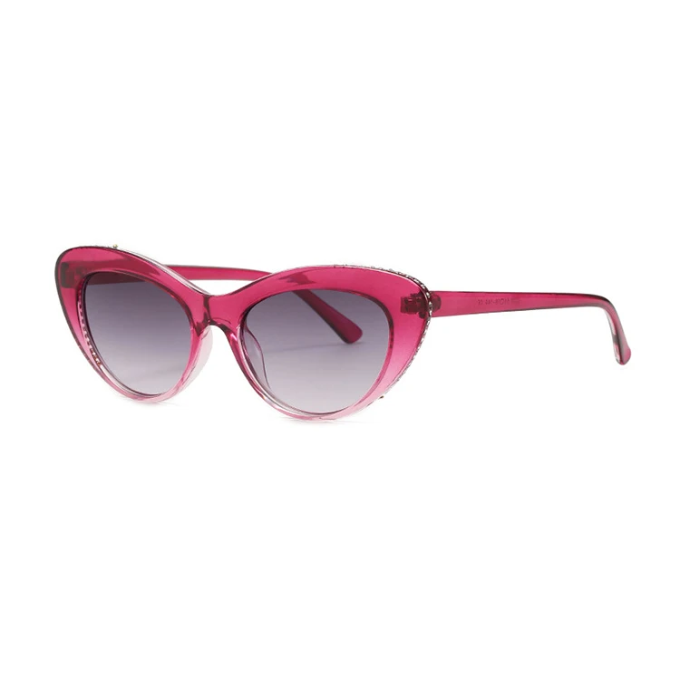 

2220 cateye Rhinestone Crystal Luxury Sunglasses Women Bling Sun Glasses Small Cat Eye Sunglasses Halloween party sunglasses