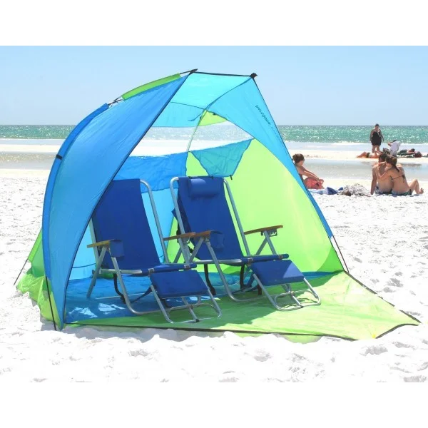 

Portable Sun Shade sliver coating protection Pop Up Cabana Beach Shelter outdoor comping Tent, Oem color or stock color