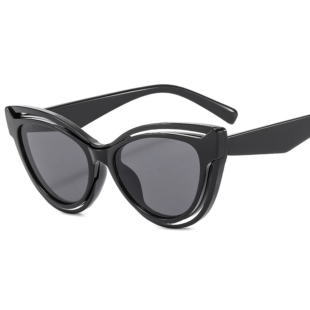 2024 Wholesale Latest Design Clear Square Shades Sunglasses Unisex Colorful Fashion Polygonal Sunglasses Women
