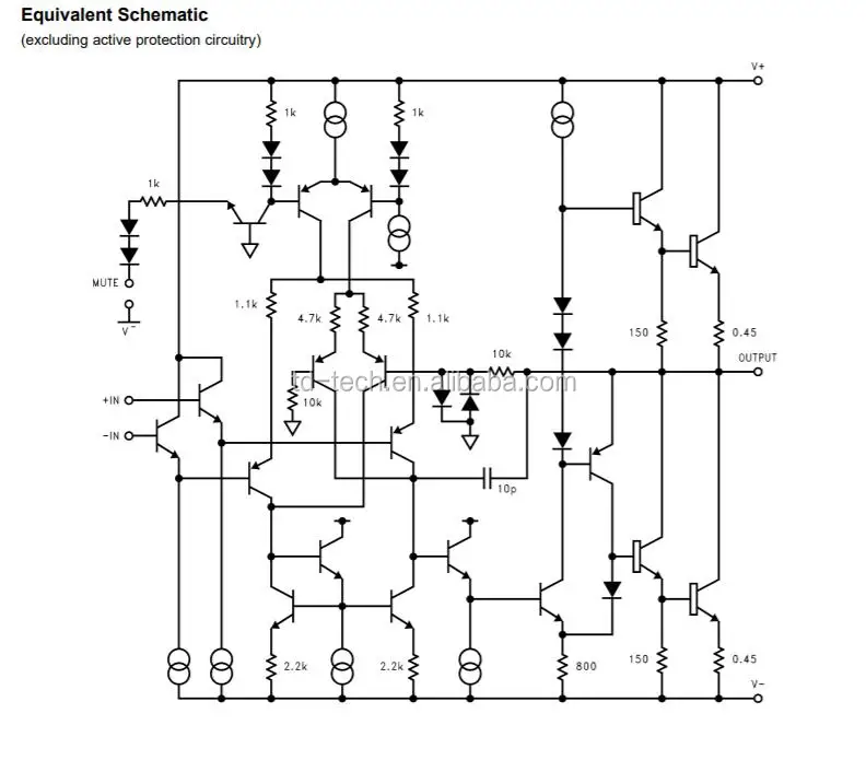 Taidacent Overture Audio Power Amplifier Series High Performance 68w