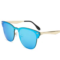 

New Fashion 3576 Traveller Style Rivets Sunglasses Men Women Brand Design Quality Metal Sun Glasses Oculos De Sol