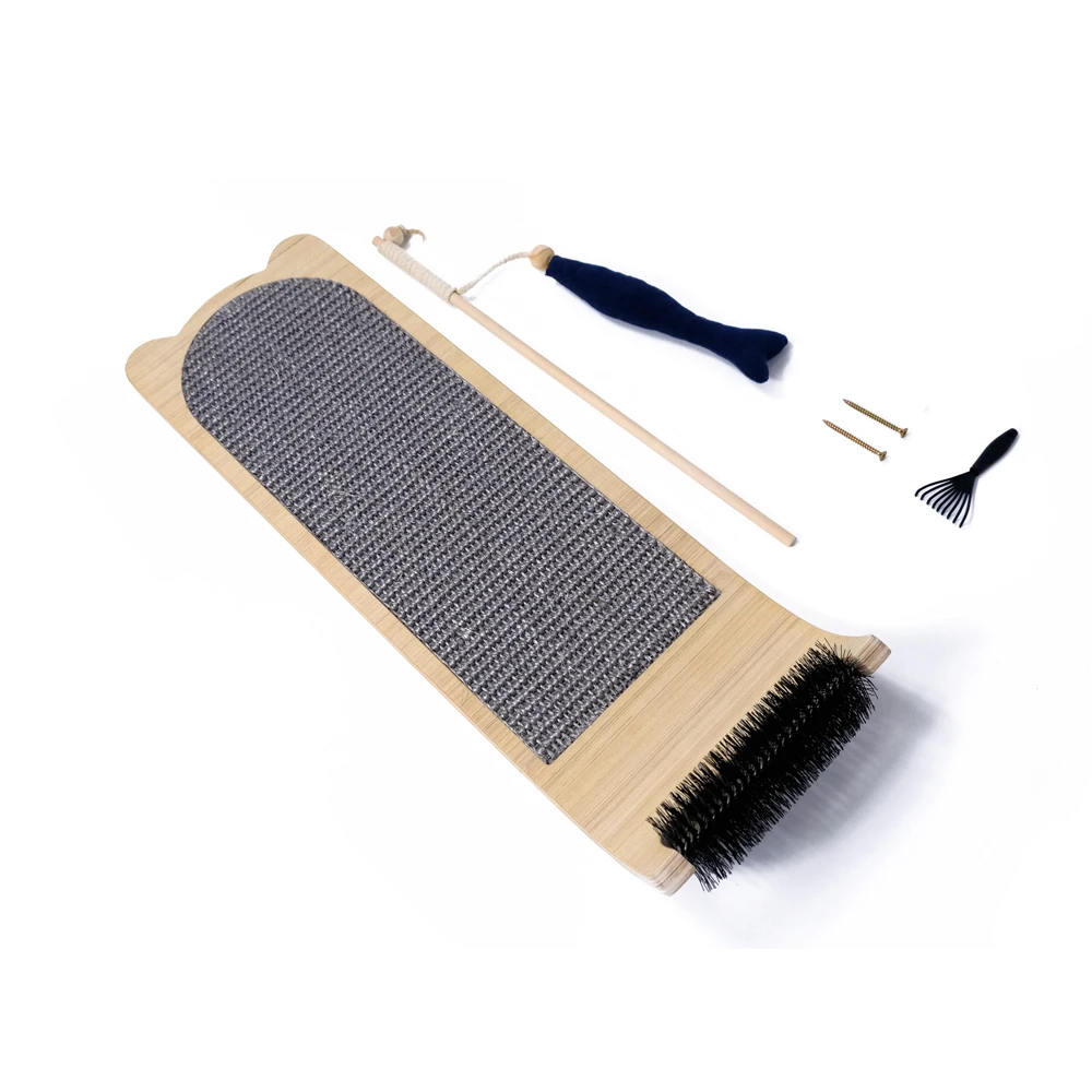 

Hot Sale wholesale sisal modern wood cat scratcher board cardboard