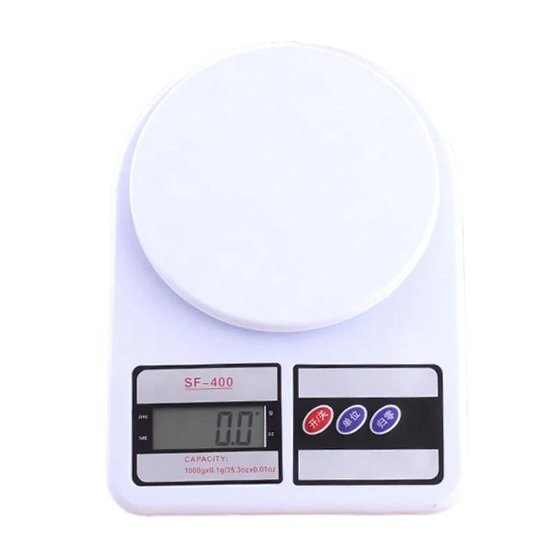 

Cheap kitchen scale 10 kg 0.1 g Chinese weighing Digital electronic scale for food cake fruit snacks liquid, White