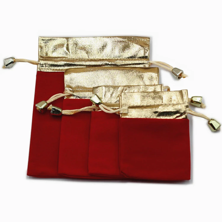 

Manufacturer Twinkle Reusable Drawstring Portable Gift Packaging Custom Velvet Bag