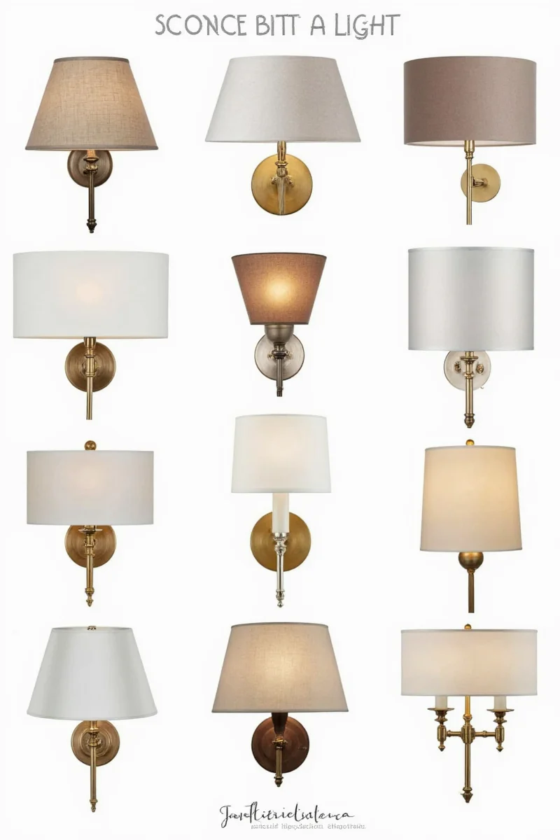 Sconce lighting above a child's bed with glowing star shade