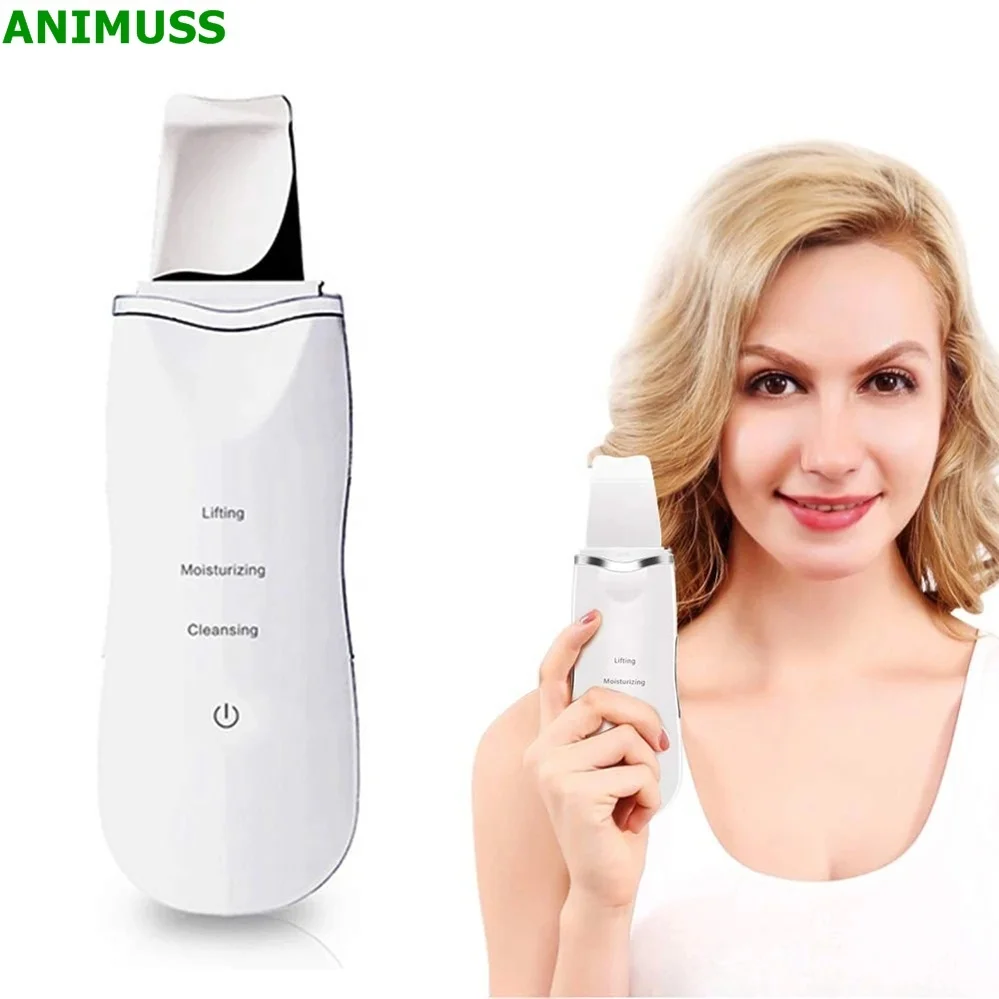 

3 Mode Ultrasonic Facial Blackhead Cleaning Shovel Scrubber Remover