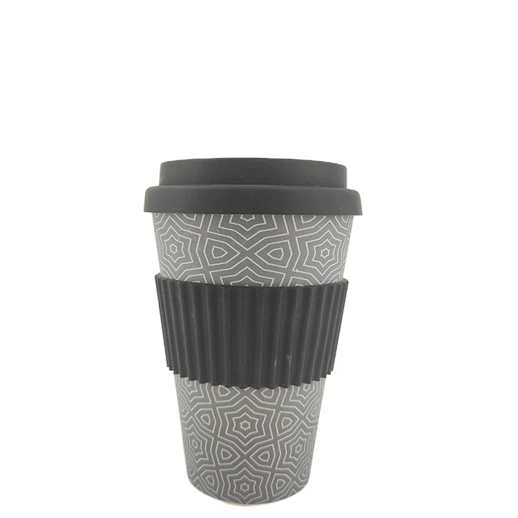 

Custom wholesale price biodegradable eco-friendly reusable bamboo fiber travel coffee mug, As picture/customized