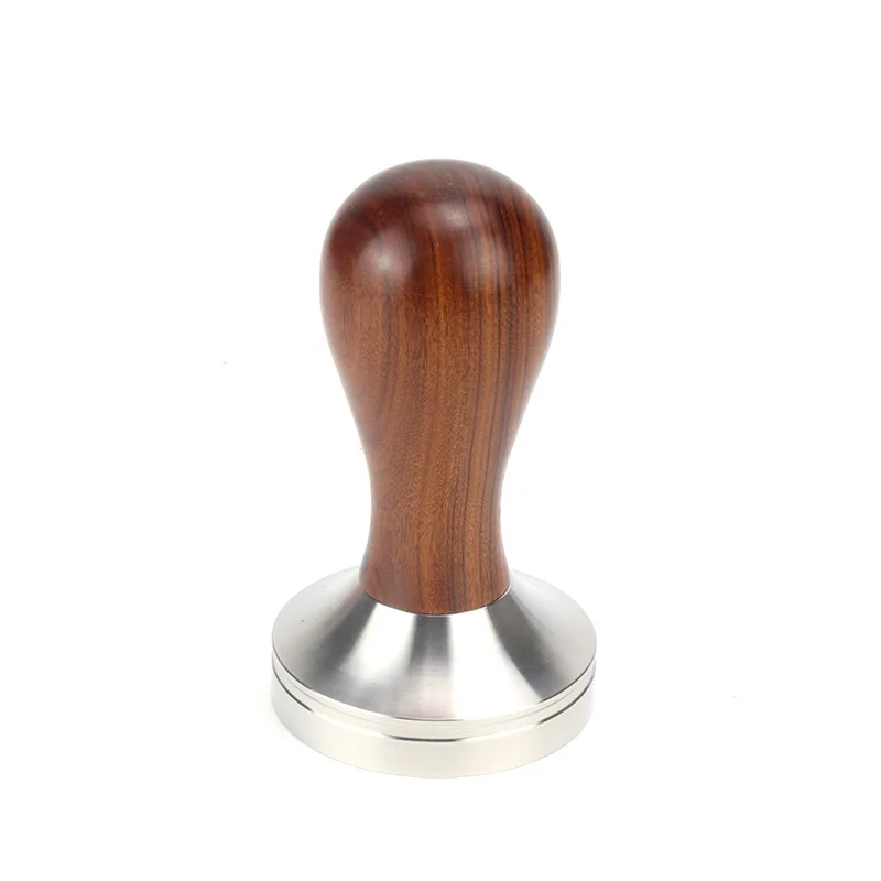 

customized/oem espresso replaceable colors reusable wooden coffee tamper, Brown