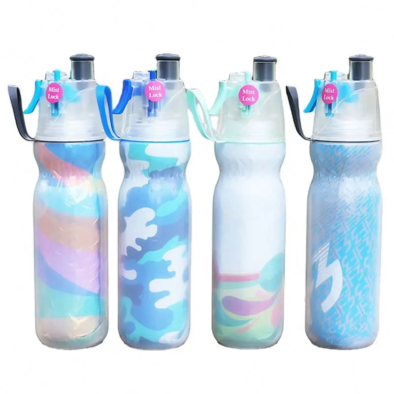 

New Product MultifunctionalCreative spray water cup plastic outdoor sports water cup cooling water gift cup