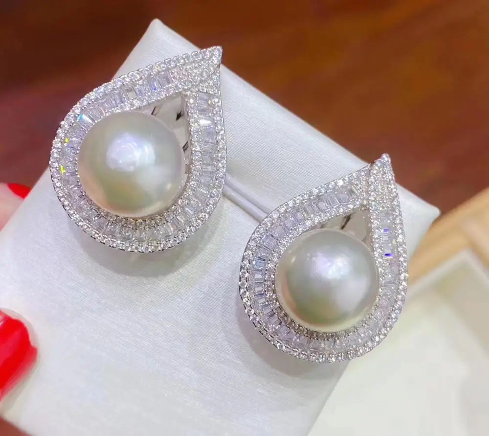 

Top Quality Fresh Water Baroque Pearl Silver 925 Jewelry Designing Earrings