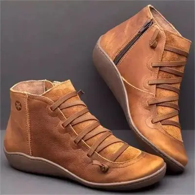 

10% Off Explosive autumn and winter new women's boots plus size British boots casual warm short ankle boots