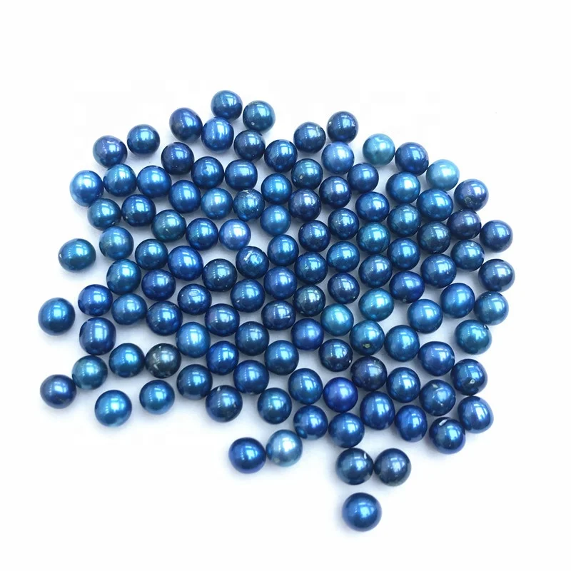 

Wholesale 7-8mm 3a Round Natural Freshwater Loose Pearl Colorful Pearl For Cages Lockets Pearl Party