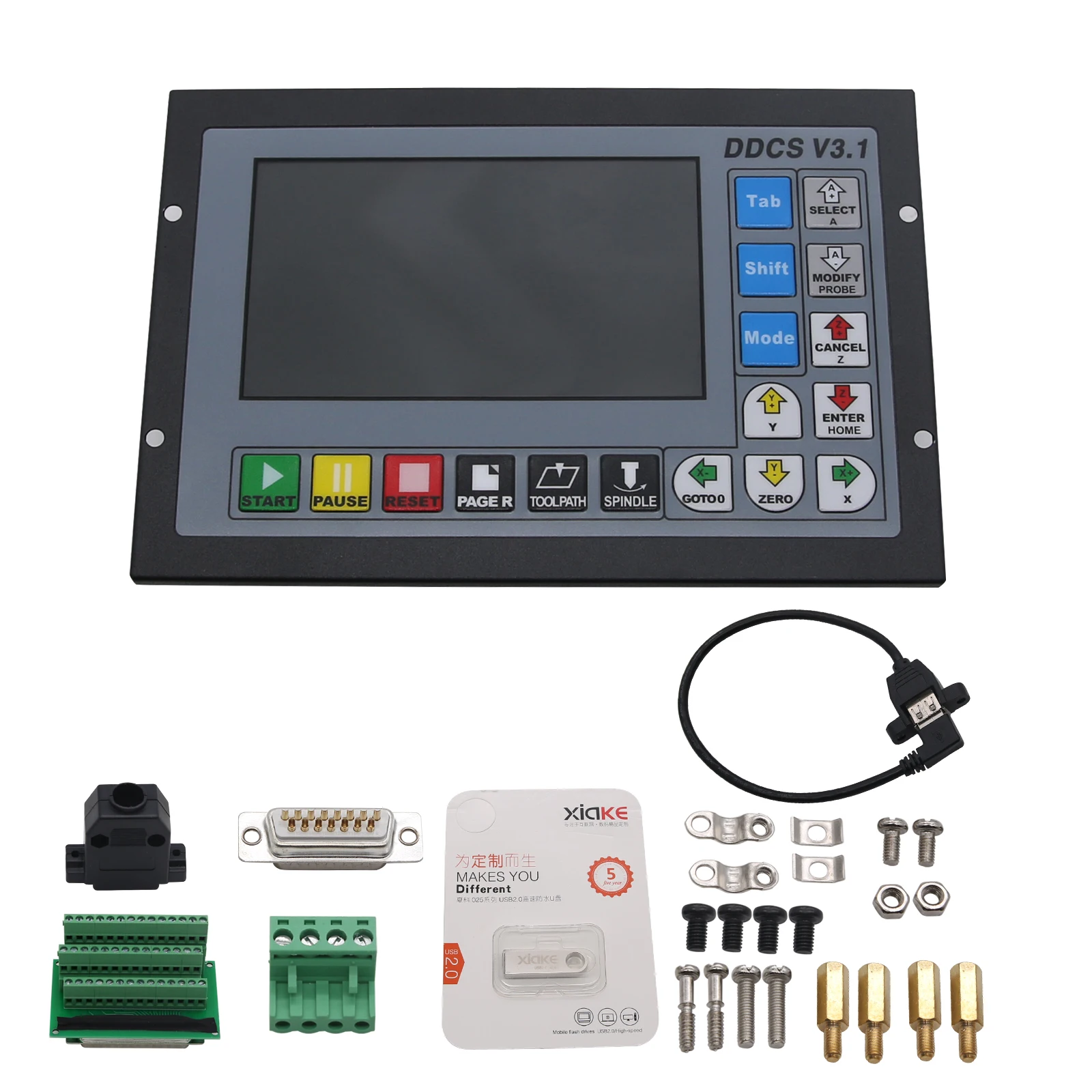 

DDCS V3.1 3 Axis Motion Controller 500KHz CNC Standalone Control Offline CNC Controller