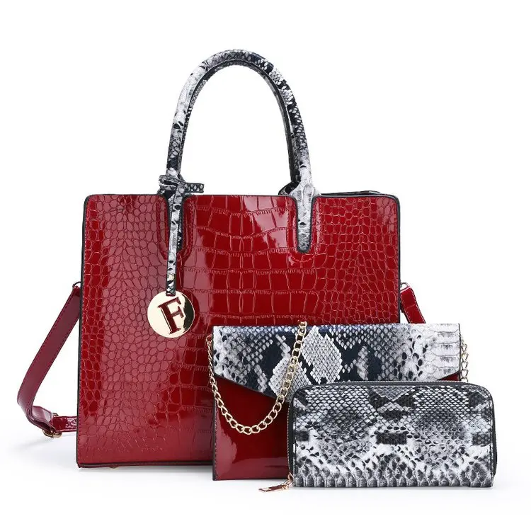 

HONGRUI pu leather handbags from china purses 2021 handbags, Black,brown,red,purple