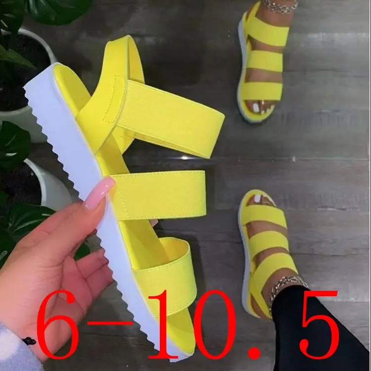 

2020 New Women Sandals Soft Solid Fish Mouth Flat Sandals Women