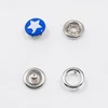 Oeko tex standard brand manufacturer press button metal prong snap button for baby clothes