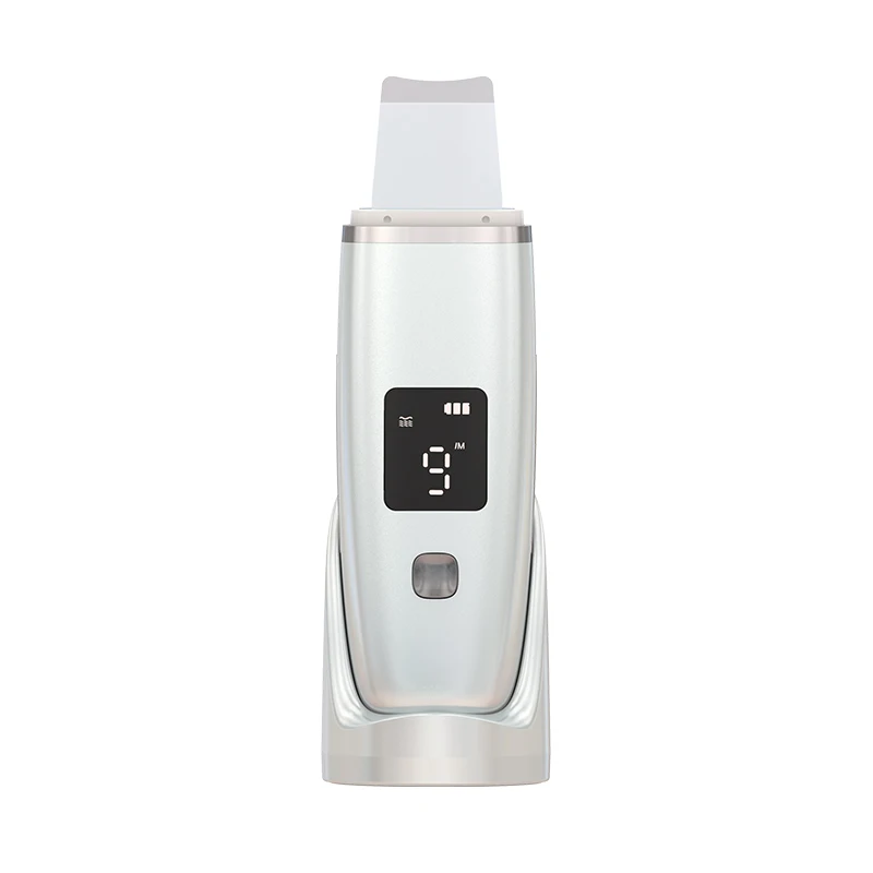 

Wireless Charging Ultrasonic Skin Care Spatula Face Scrubber, White+purple+blue+green
