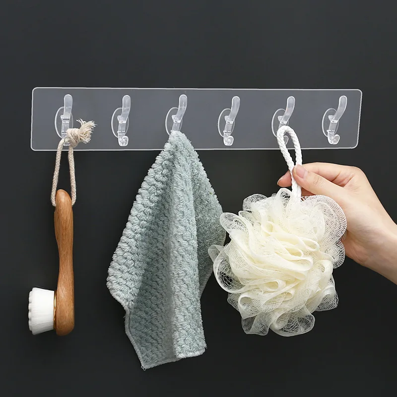 

Hot selling magic heavy duty strong plastic adhesive sticker wall hanger hooks for bathroom and kitchen