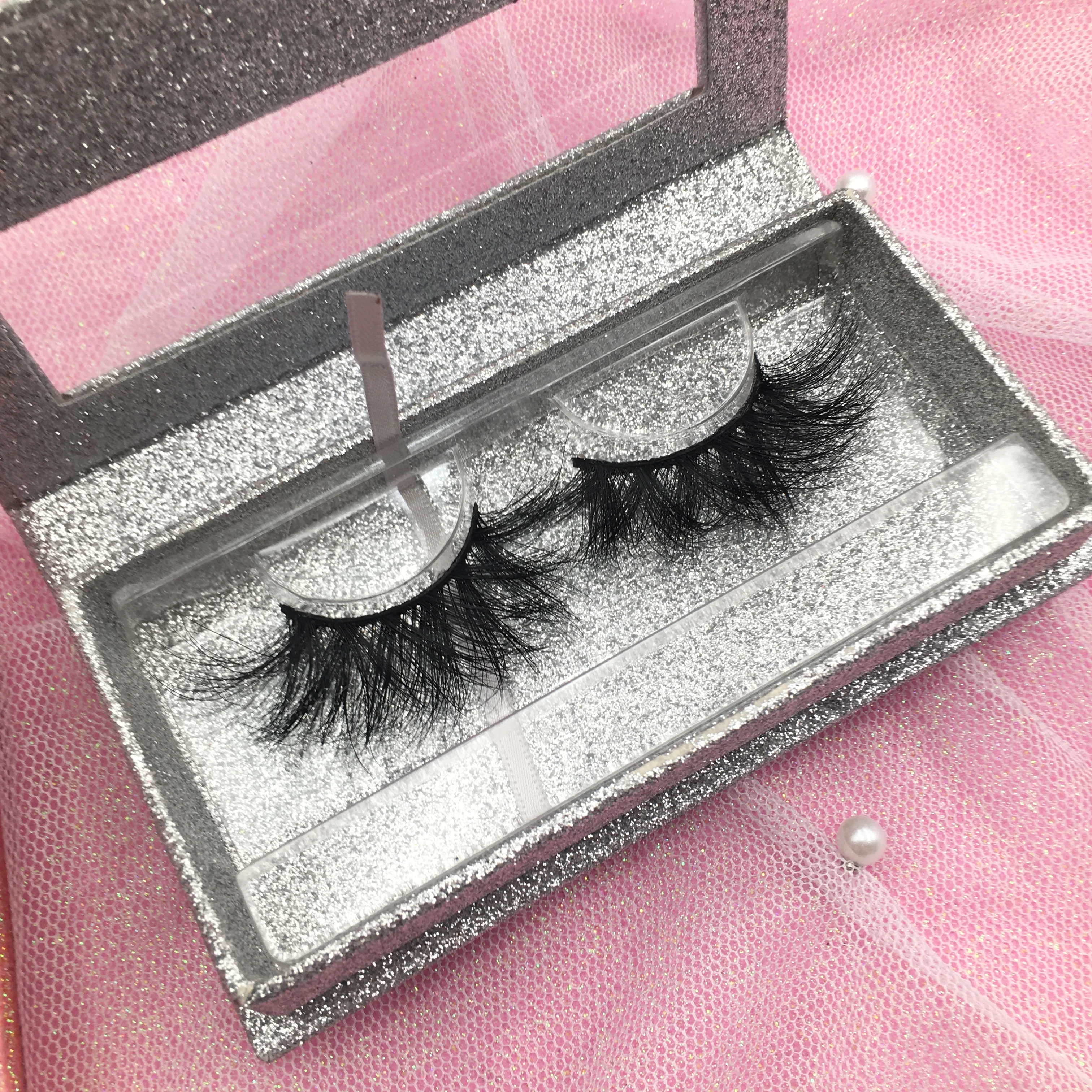 

Private label mink lashes fluffy 5d 20mm 100% real mink eyelash vendor high quality eyelashes