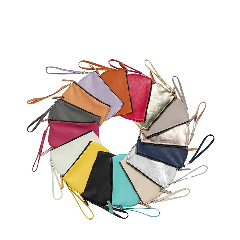 

Bridesmaid Gift Leather Wristlet Personalize Keychain Wristlet